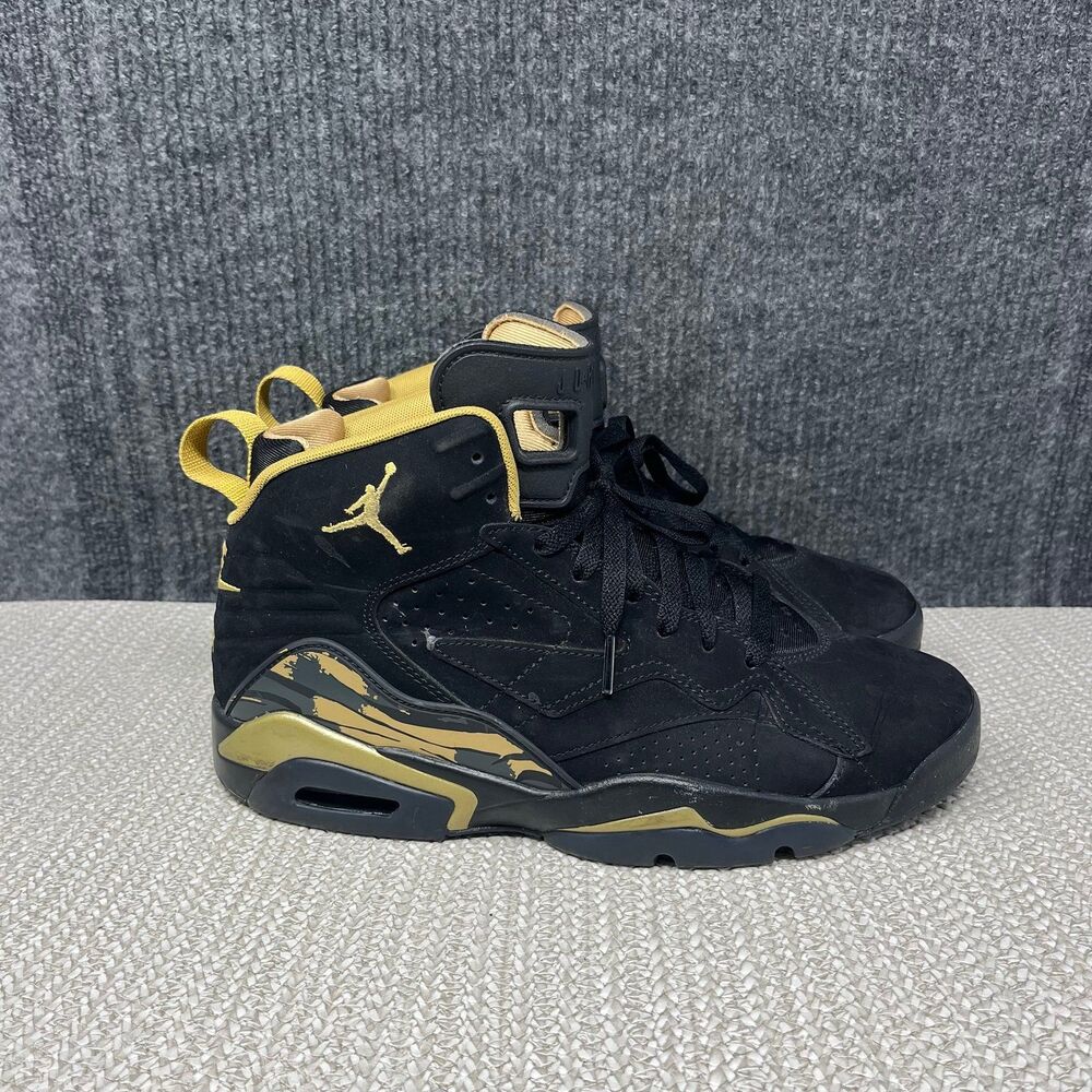 Nike Air Jordan Jumpman MVP Black Metallic Gold Shoes Mens Size 9 DZ4475-007